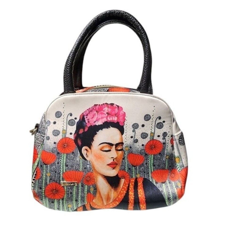 Frida Kahlo 'Oriental' Bag by Chula Top Handles Vegan Materials